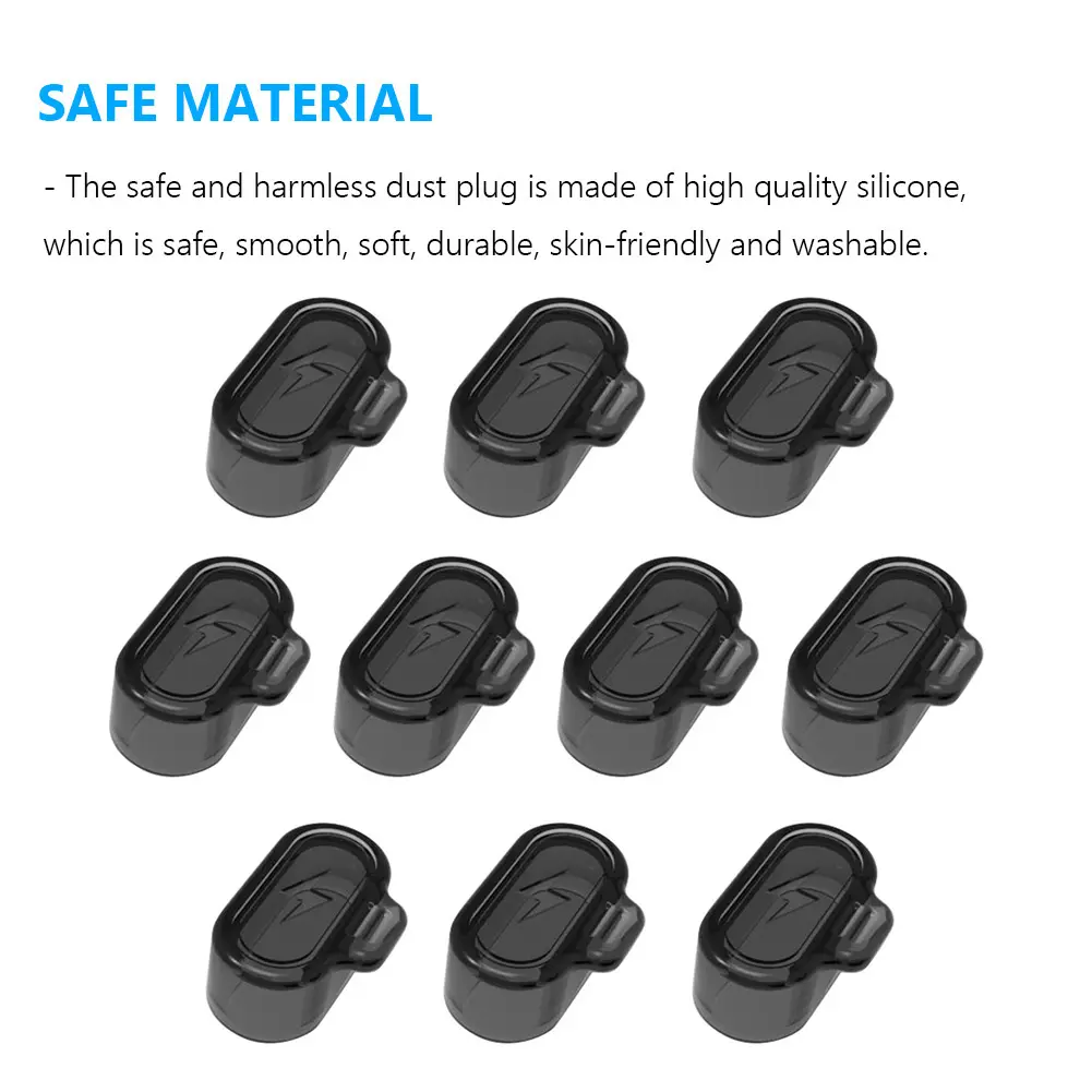 10pcs Anti-dust Cover Smart Watch Accessories Charging Port Cap Universal Anti-dust Dustproof Plug for Garmin Fenix 7 7s 7x 6 5x