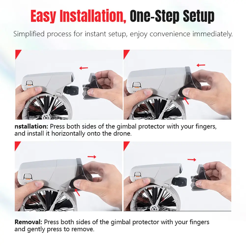 Gimbal Protector Guard Anti-collision Lens Protective Cover Anti-scratch Lens Cover Gimbal Cap for DJI Flip Drone Accessories