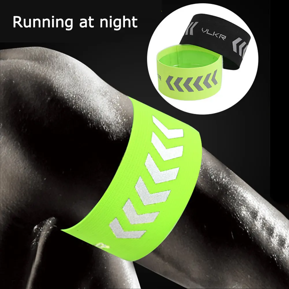 Outdoor Running Reflective Bands Multifunction Arm Ankle Leg Safety Bands for Cycling High Visibility for Joggers Bikers Walkers