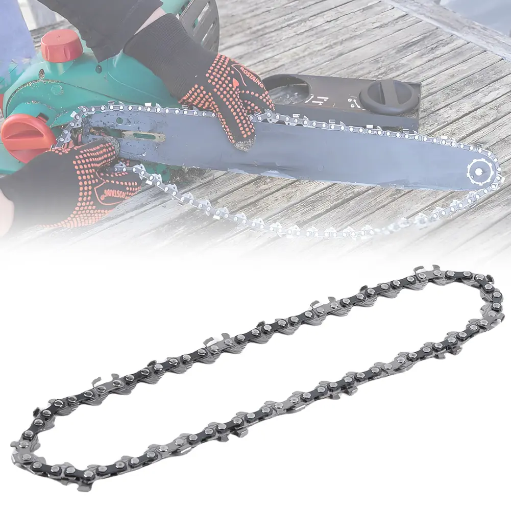 6 Inch Mini Steel Replacement Chainsaw Saw Chain 36/37 Drive Links Electric Chainsaw Chain for Wood Branch Cutting