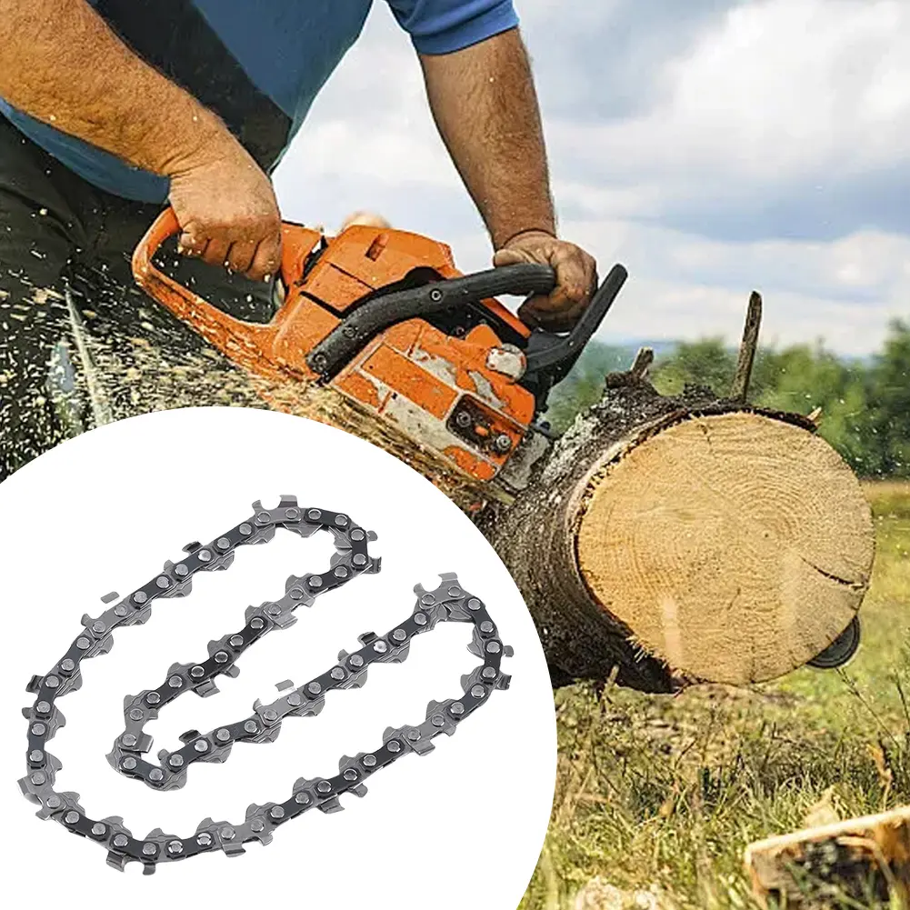 6 Inch Mini Steel Replacement Chainsaw Saw Chain 36/37 Drive Links Electric Chainsaw Chain for Wood Branch Cutting