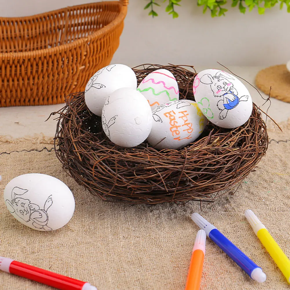 Easter Eggs Painting Kit for Boys Girls Paintable Eggs with Doodle Kit DIY Easter Toy for Crafts Easter Basket Stuffers Gift