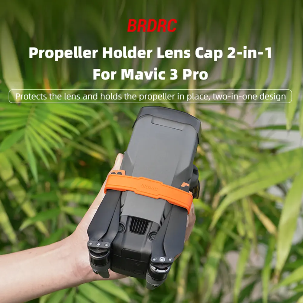Camera Lens Cap Silicone Gimbal Protection Shell Propeller Blade Fixing Propeller Chassis Protective Cover for DJI Mavic 3 Pro
