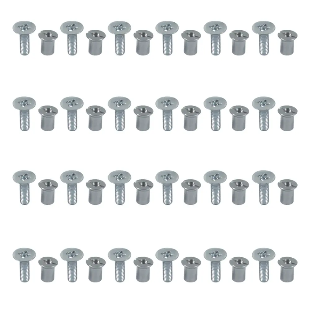 24Pcs NAB Hub Take Up Reel Screw Set Stainless Steel Trident Screw Set for 3M for AMPEX for TEAC for RMGI
