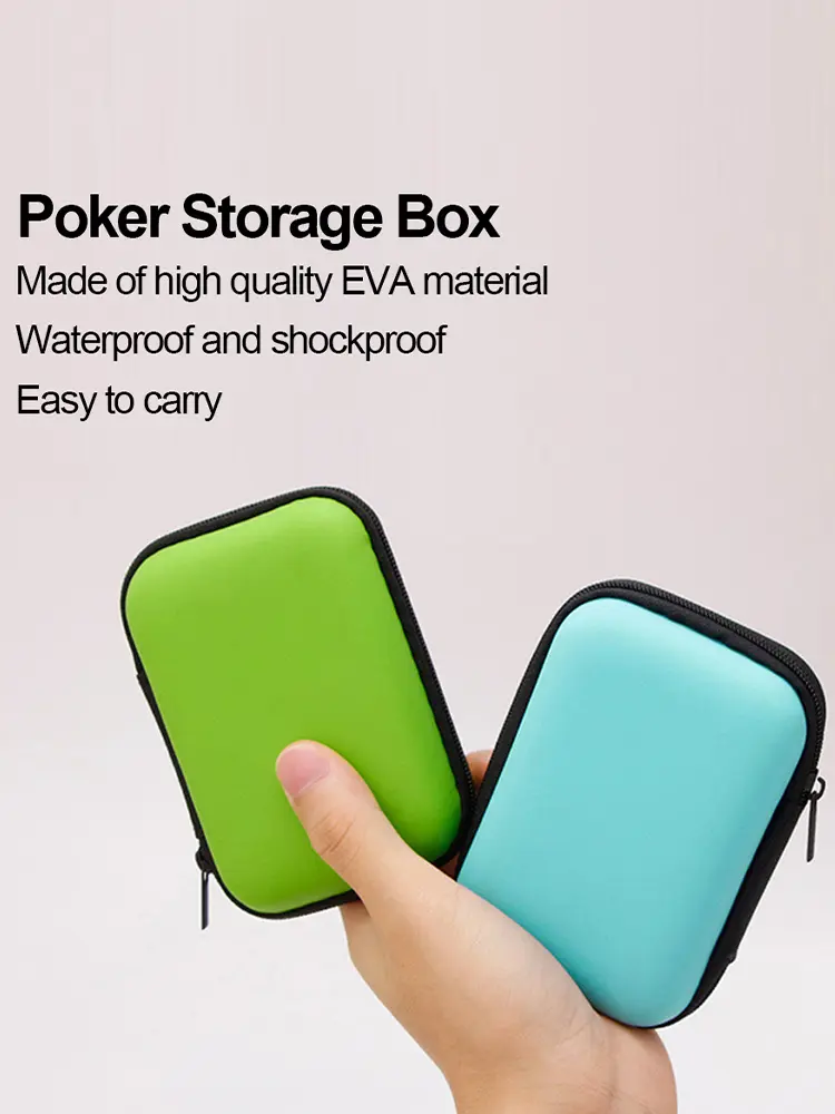 Playing Card Box Convenient Trading Card Travel Case Shockproof Playing Card Storage Case Versatile Applications for Party Game