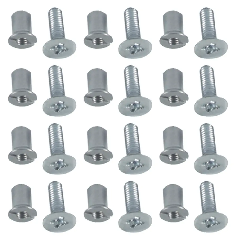 24Pcs NAB Hub Take Up Reel Screw Set Stainless Steel Trident Screw Set for 3M for AMPEX for TEAC for RMGI