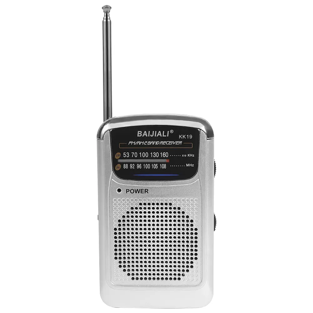 Outdoor Radio Dual Band Stereo Radio SW/AM/FM Pocket Pointer Radio LCD Display Battery Operated for Indoor Outdoor Emergency Use