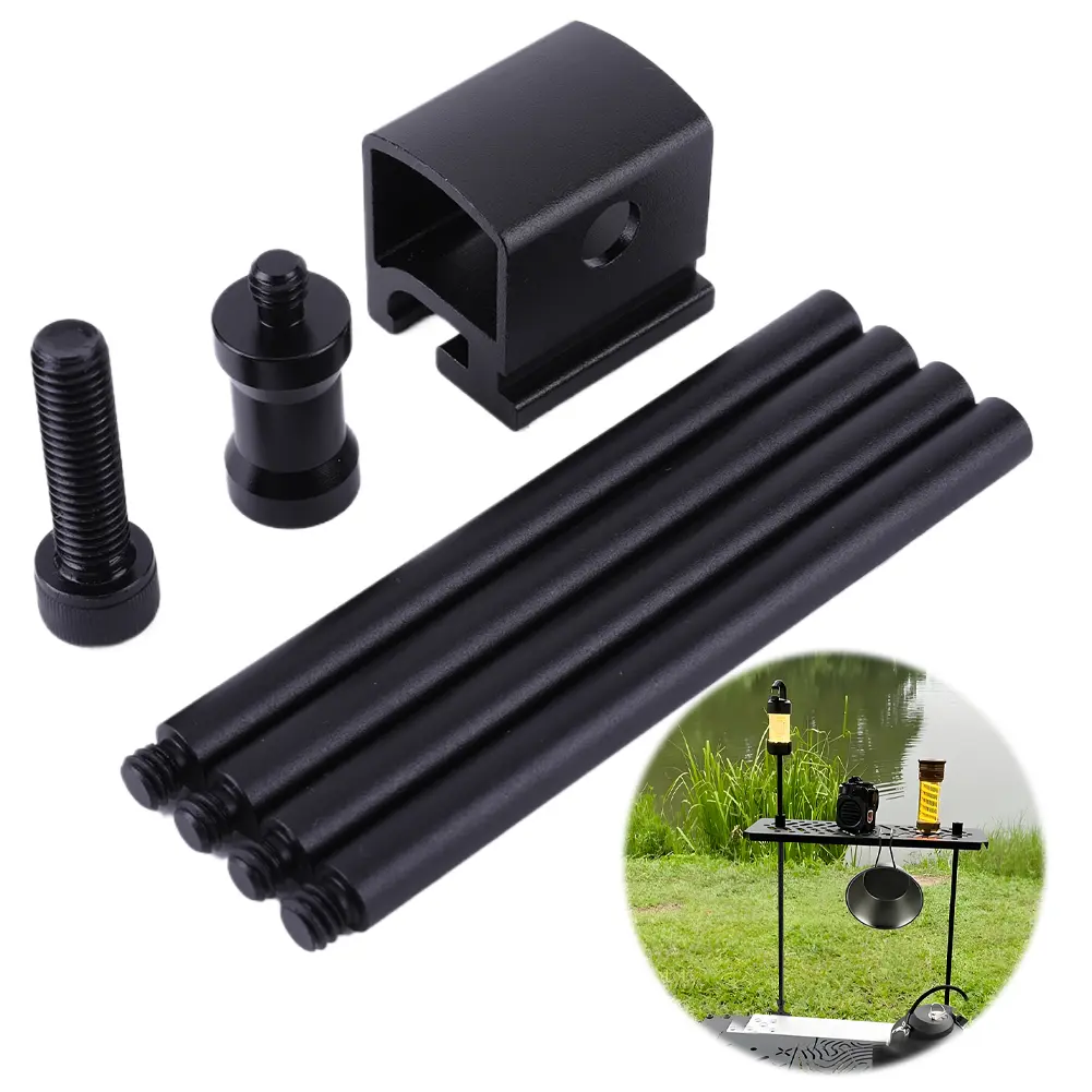 Aluminium Alloy Camping IGT Lamp Hanging Rack Camping Lamp Holder Portable Lamp Post Pole for IGT Table Camping Accessories