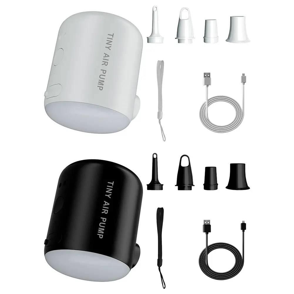 Camping Light Wireless Air Compressor 4000Pa Mini Inflate Deflate Pump 160LM Outdoor Inflator Pump for Inflatable Mats Swim Ring