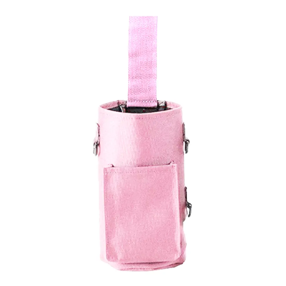 Magnetic Crossbody Water Bottle Bag Adjustable Strap Water Bottle Sling Bag Water Bottle Holder Pouch for Outdoor Sports