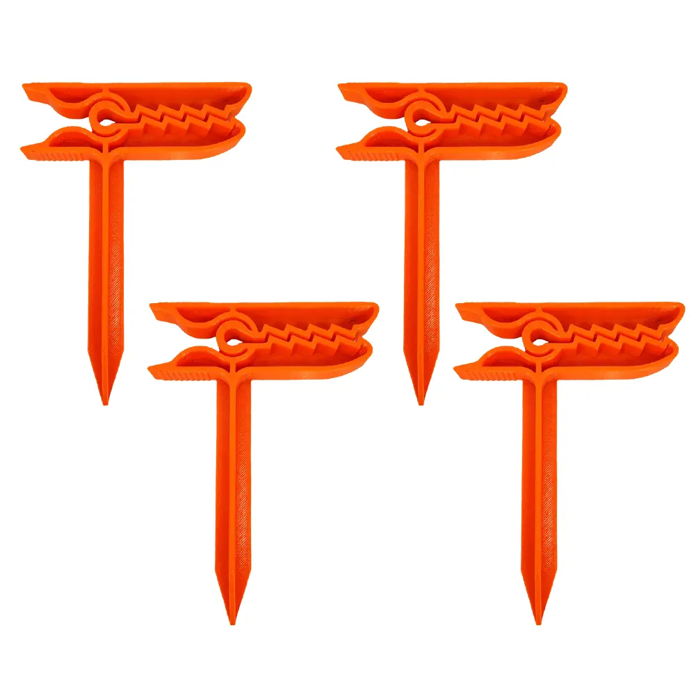 4Pcs Beach Towel Fastener Clip Windproof Blanket Picnic Fasten Peg 3D Printed Camping Yoga Mat Clip for Outdoor Use