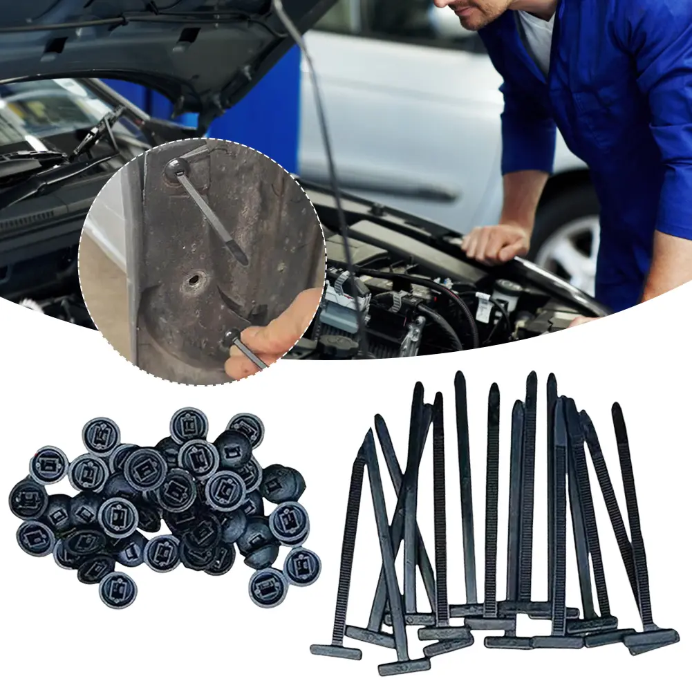 30-500PCS Nylon Heavy Duty Zip Ties Self-Locking Universal Cable Tie Buckle Fastening Ring Strap for Indoor and Outdoor Use Tool