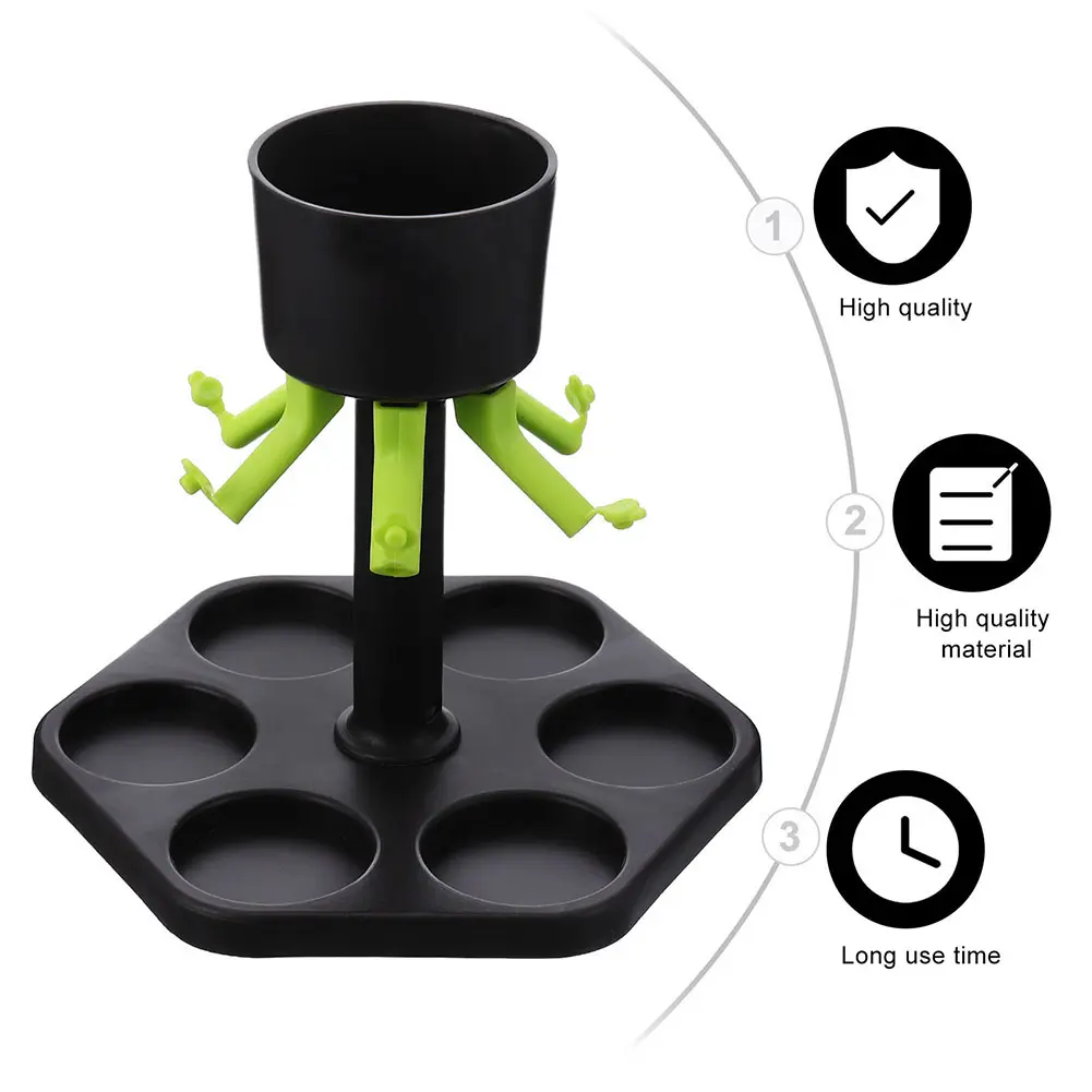 6 Shot Beer Water Dispenser Multifunctional Wine Dispenser Beer Water Container Beverage Dispenser for Camping Picnic