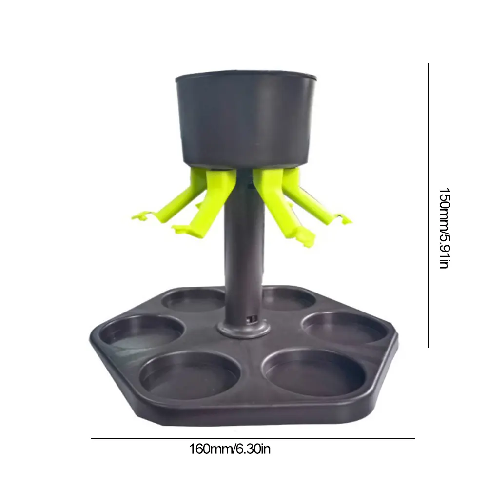 6 Shot Beer Water Dispenser Multifunctional Wine Dispenser Beer Water Container Beverage Dispenser for Camping Picnic