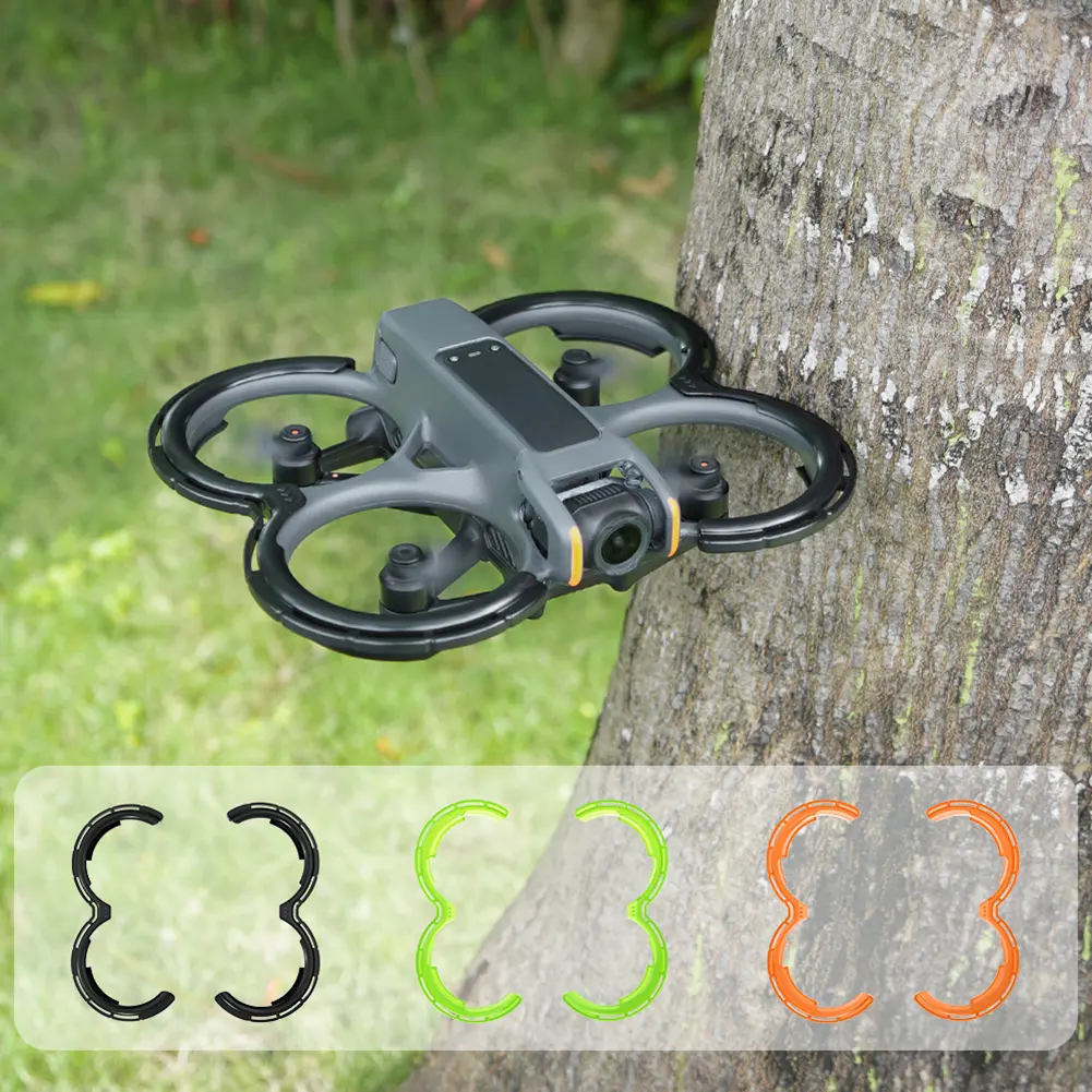 Propeller Guard Bumper Anti-Collision Protectors TPU Propeller Protection Guard Lightweight Propeller Protector for DJI Avata 2