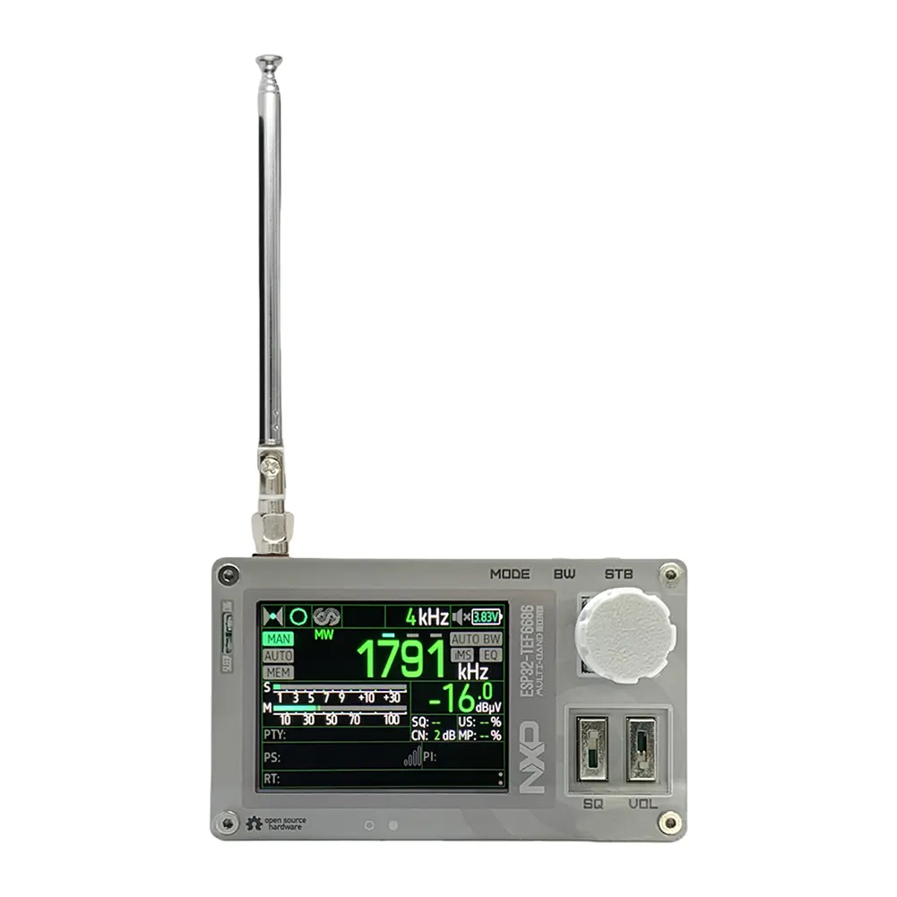 TEF6686 FM/LW/MW/SW Full Band Radio with LCD Display Portable Radio Pocket Radio Gifts for Seniors Elderly