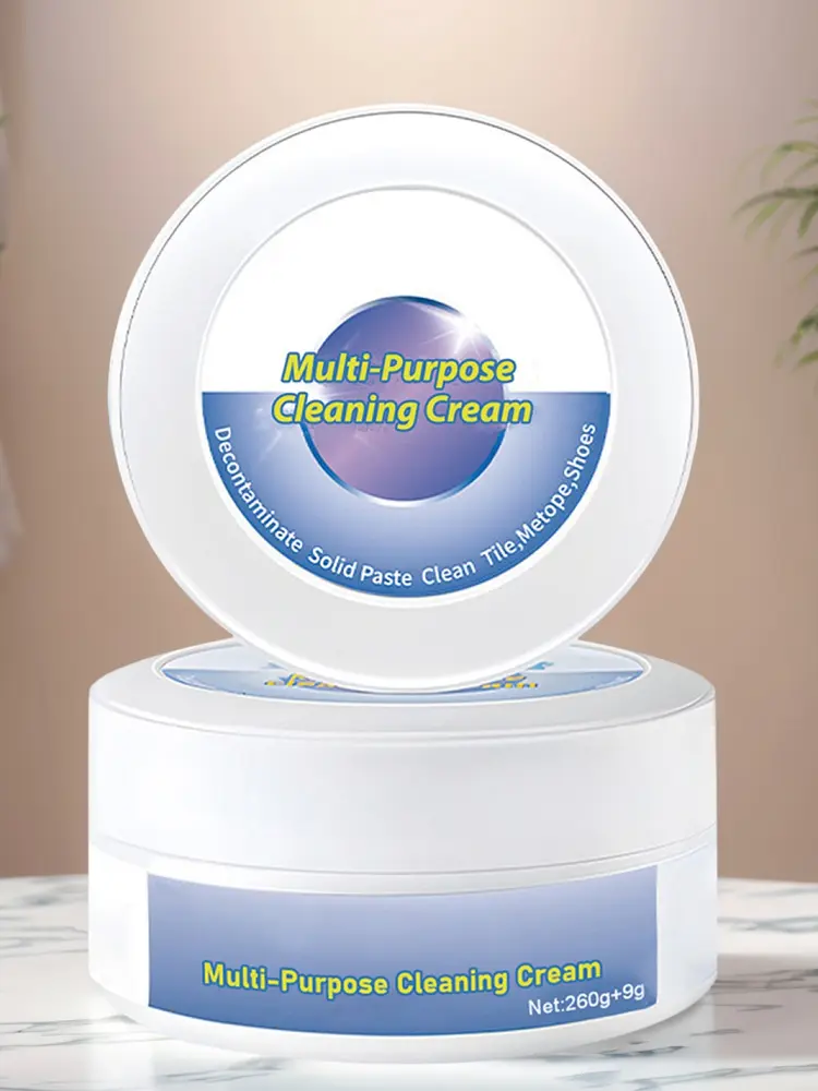 Shoe Cleaner White Shoes Stain Cleaning Cream with Wipe Sponge Shoes Whitening Paste White Shoes Stains Remover for Sports Shoes