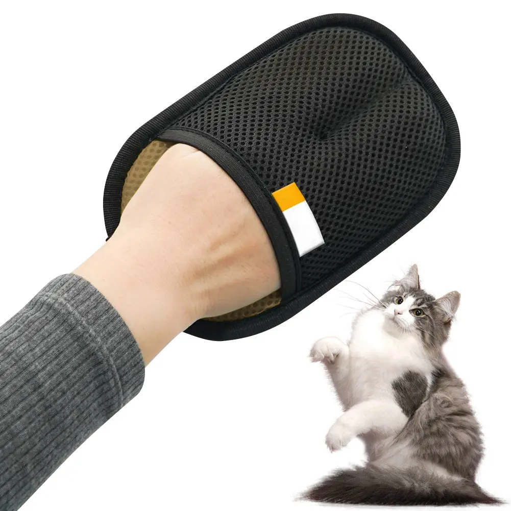 Pet Hair Remover Mitt Pet Hair Remover Gloves Deshedding Brush Glove for Cats and Dogs