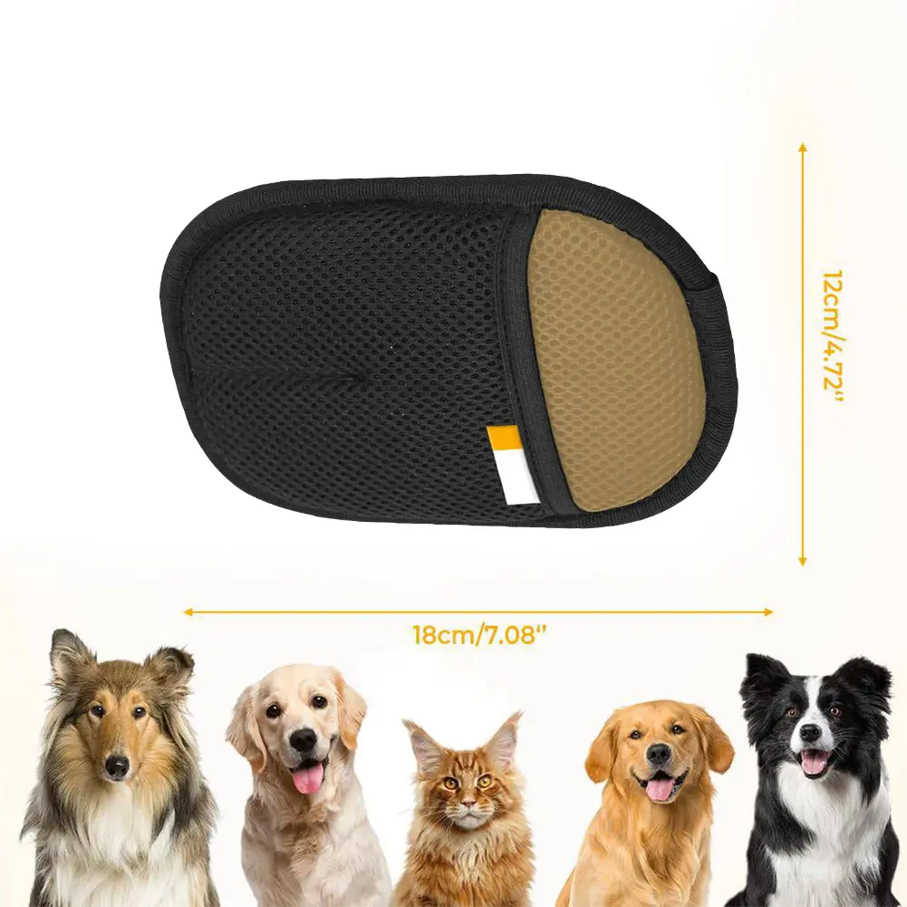 Pet Hair Remover Mitt Pet Hair Remover Gloves Deshedding Brush Glove for Cats and Dogs