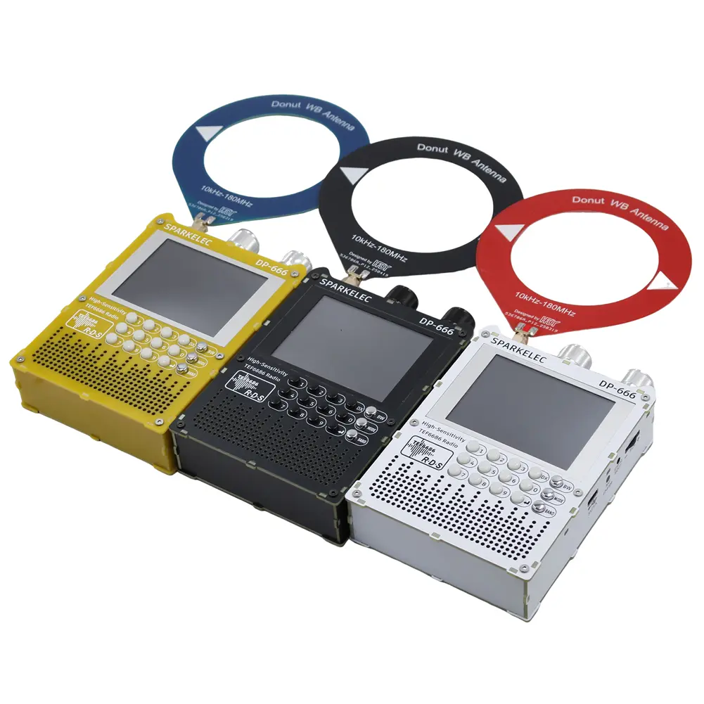 DP-666 TEF6686 Radio High Sensitivity Full Band FM AM Short Wave Radio with LCD Display DSP Full Band Portable Radio