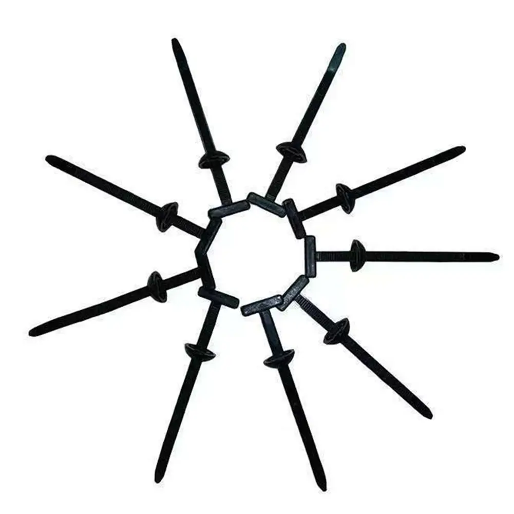 Nylon Universal Cable Tie Buckle Heavy Duty Self-Locking Nylon Zip Ties Holder Multipurpose UV Resistant Zipties for Car Body