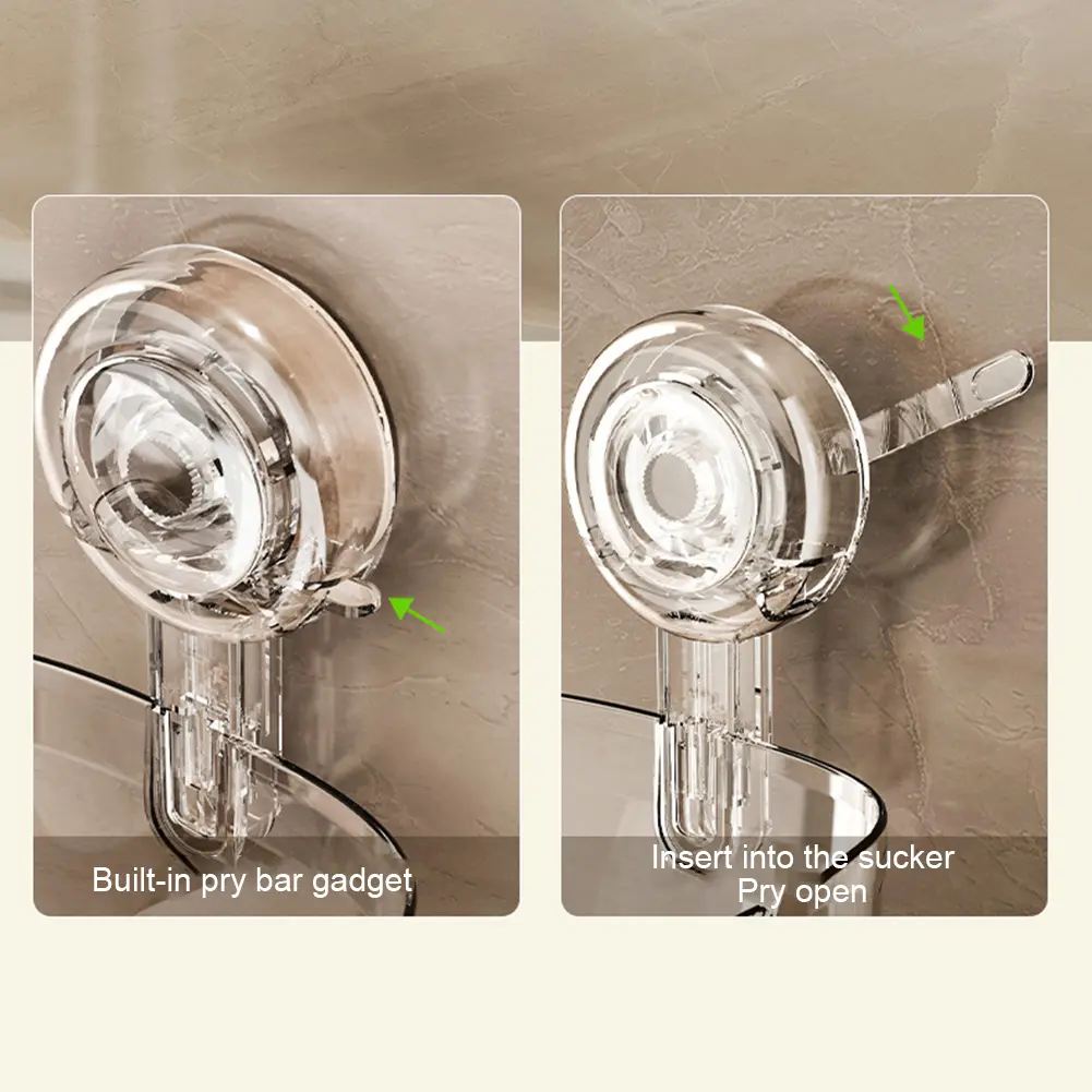 Wall Mounted Wet Wipes Dispenser with Suction Cup for Easy One Touch Dispensing in Kitchen or Bathroom