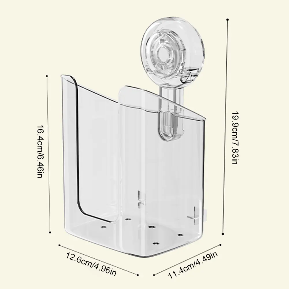 Wall Mounted Wet Wipes Dispenser with Suction Cup for Easy One Touch Dispensing in Kitchen or Bathroom
