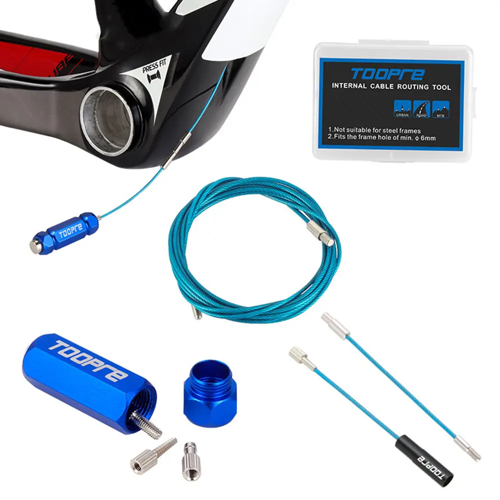 TOOPRE Portable Bike Internal Cable Routing Tool for Carbon Fiber Frame Professional Bicycle Inner Cable Routing Guide Tools Set