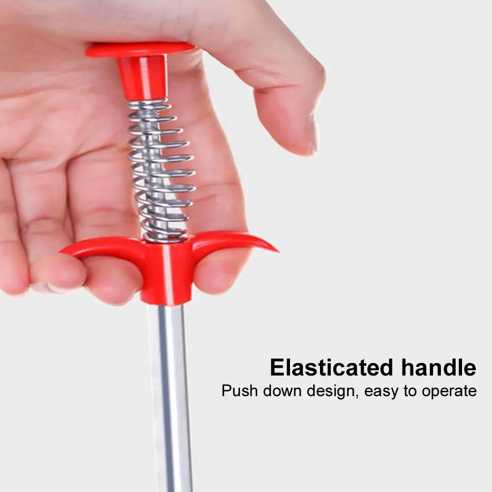 Drain Clog Remover Drain Cleaning Tool Bendable Drain Hair Removal Tool Plumbing Snake for Kitchen Bathroom Sewer