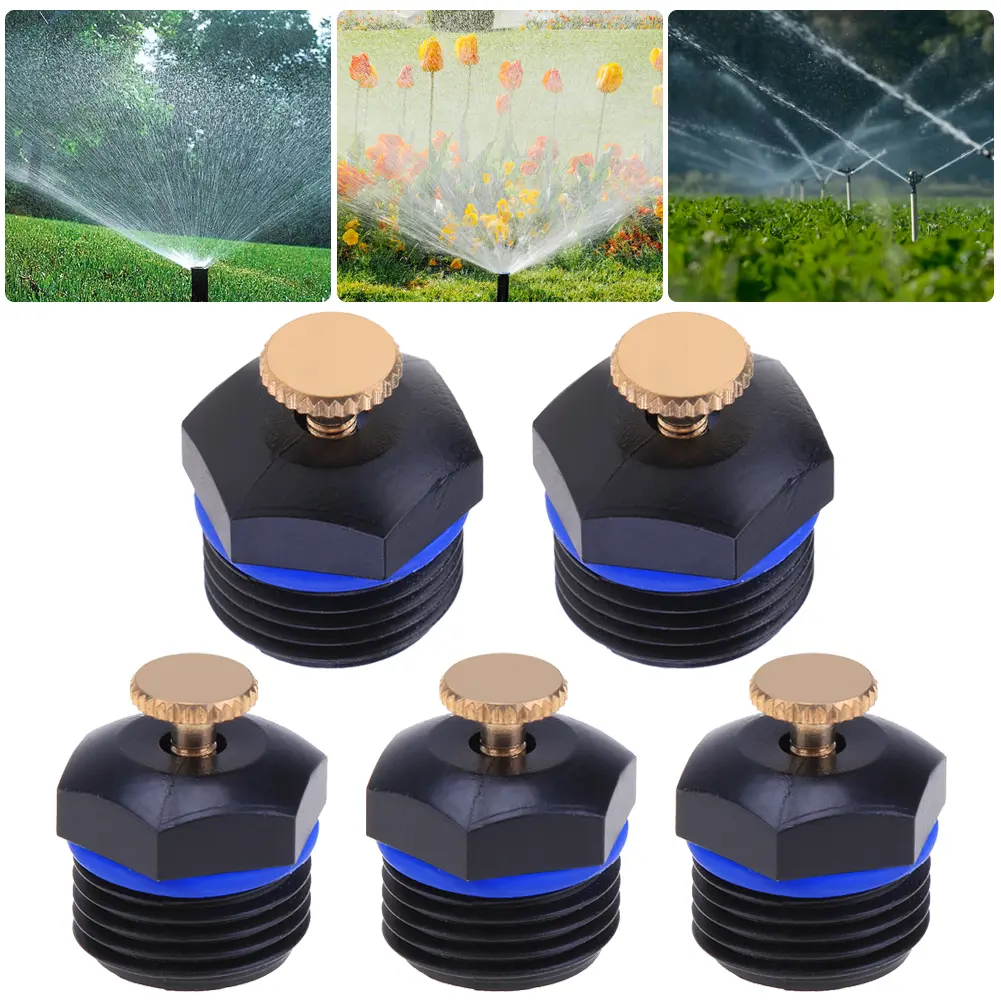 1/2 Inch DN15 Thread Adjustable Sprinkler Head Reusable Irrigation Sprayers for Garden Law Grass Yard Irrigation Supplies