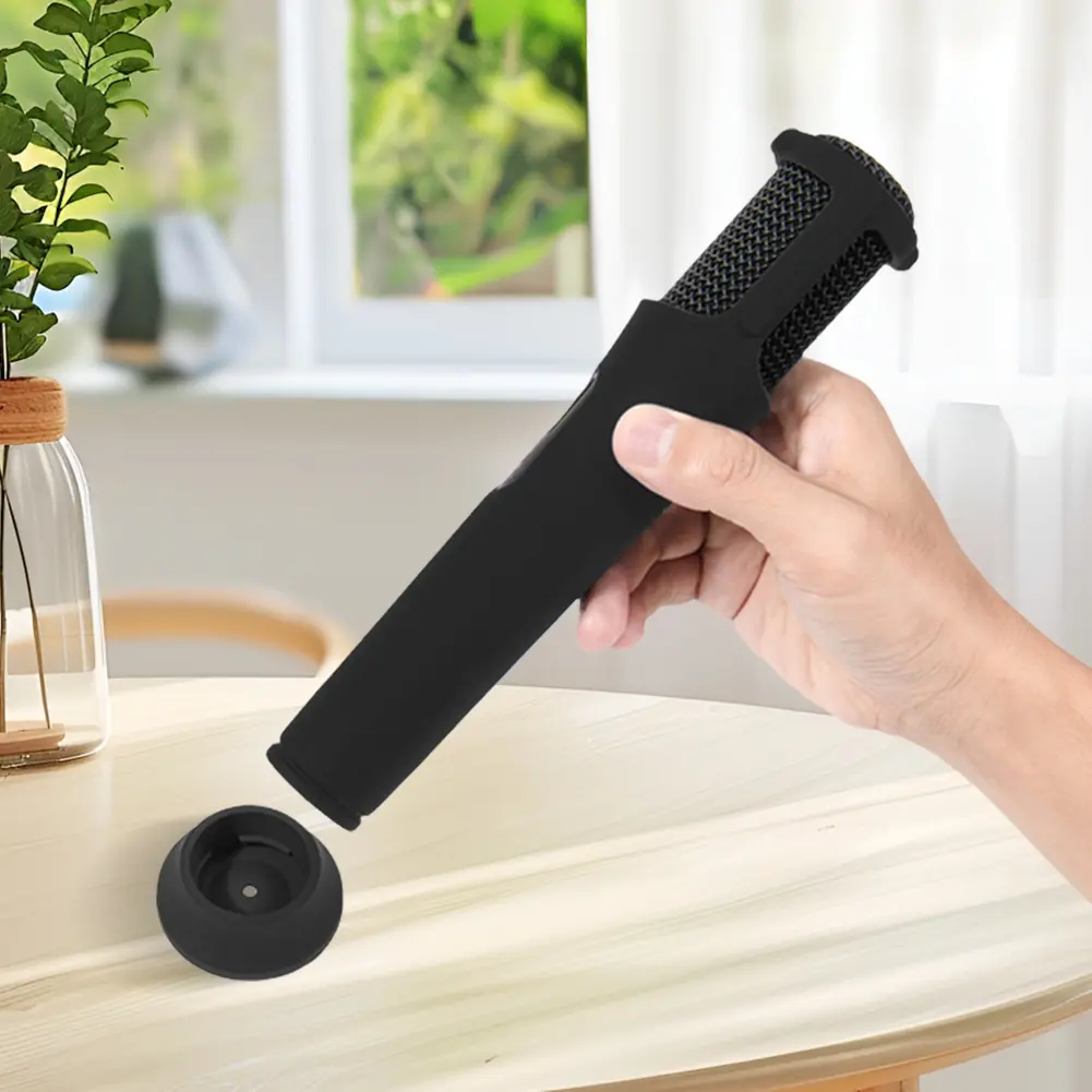 Silicone Case Anti-Rolling Protective Case Microphone Stand Microphone Case for JBL PartyBox Wireless Microphone