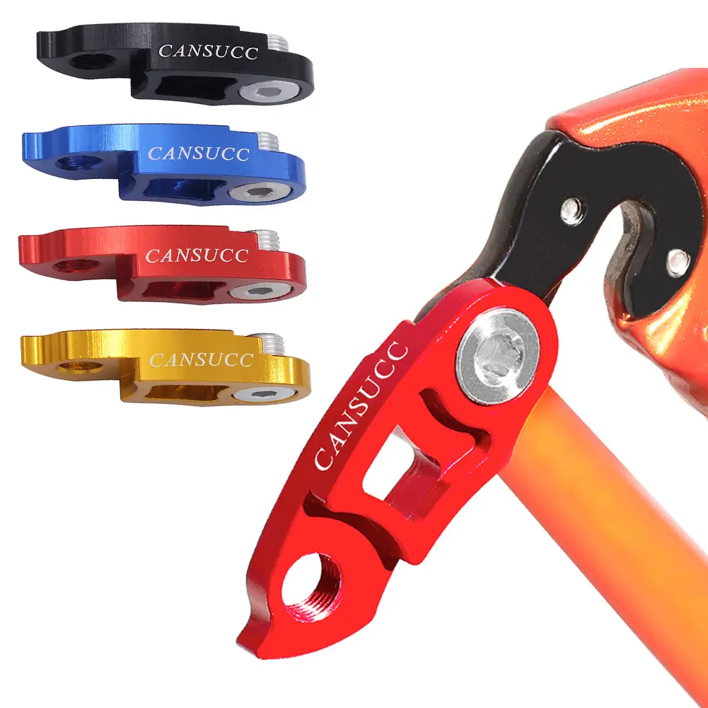 Cansucc Bicycle Rear Derailleur Hanger Aluminum Alloy Rear Derailleur Hanger Extension for 32-56t Flywheel Cycling Accessories