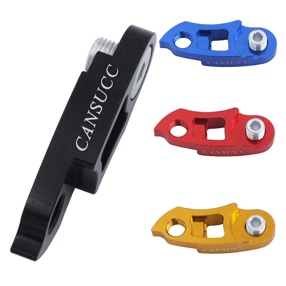 Cansucc Bicycle Rear Derailleur Hanger Aluminum Alloy Rear Derailleur Hanger Extension for 32-56t Flywheel Cycling Accessories