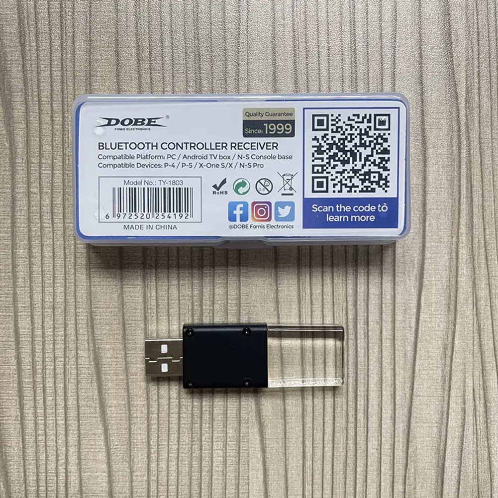 For Switch Xbox Pro USB Receiver Bluetooth-compatible Controller Dongle Adapter