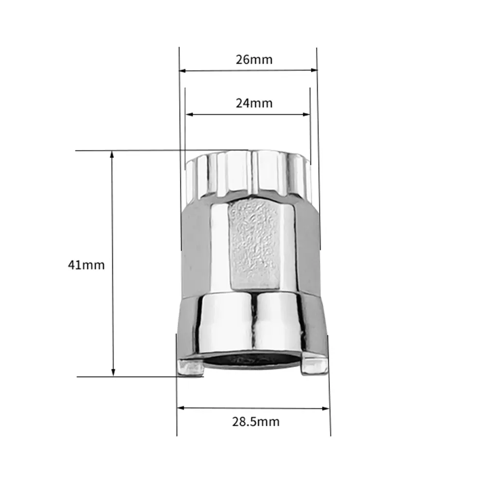 Stainless Steel Bicycle Freehub Body Remover Bike Hubs Install Disassemble Tool with Sleeve Flower Drum Removal Tools