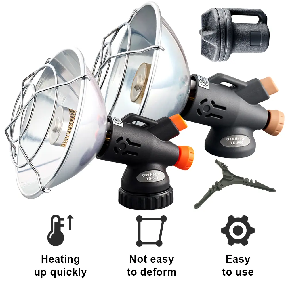 Portable Propane Heater Stainless Steel Mini Camping Heater Gas Heater Outdoor Heater for Tents Winter Fishing Outdoor Use