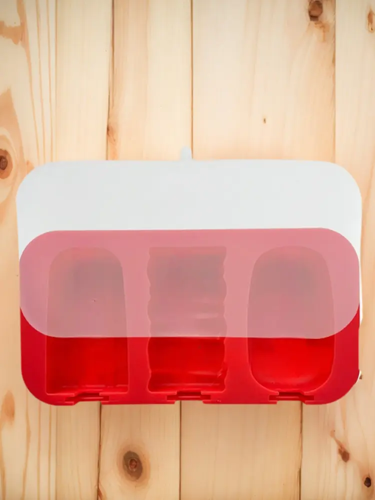 3 Packs Silicone Ice Lolly Mould BPA Free Ice Lolly Maker Stackable Ice Cream Molds with Lid for Homemade Ice Cream