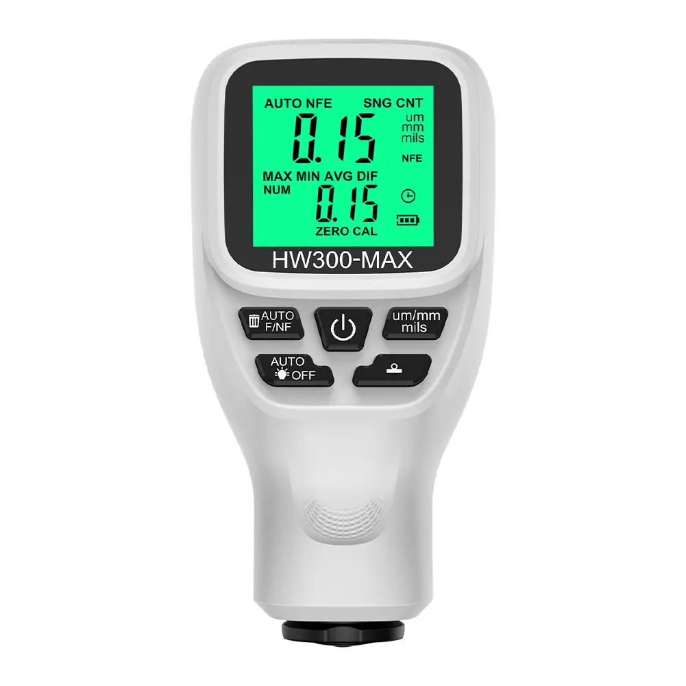 Car Paint Coating Thickness Gauge 0-2000UM Measuring FE/NFE Manual Paint Tool Auto Power Off Car Coating Thickness Meter for Car