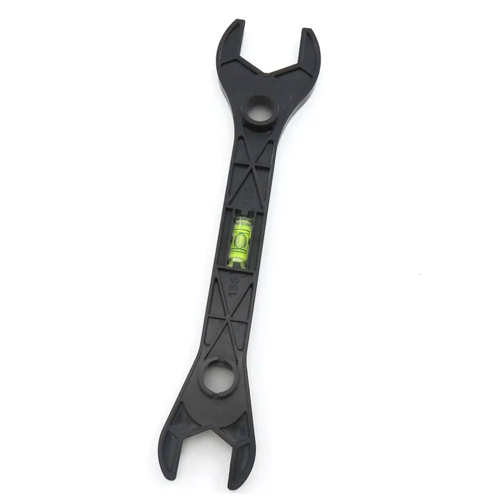 Multifunctional Plastic Shower Mixing Valve Wrench with Spirit Level for Easy Plumbing and Bathroom Use