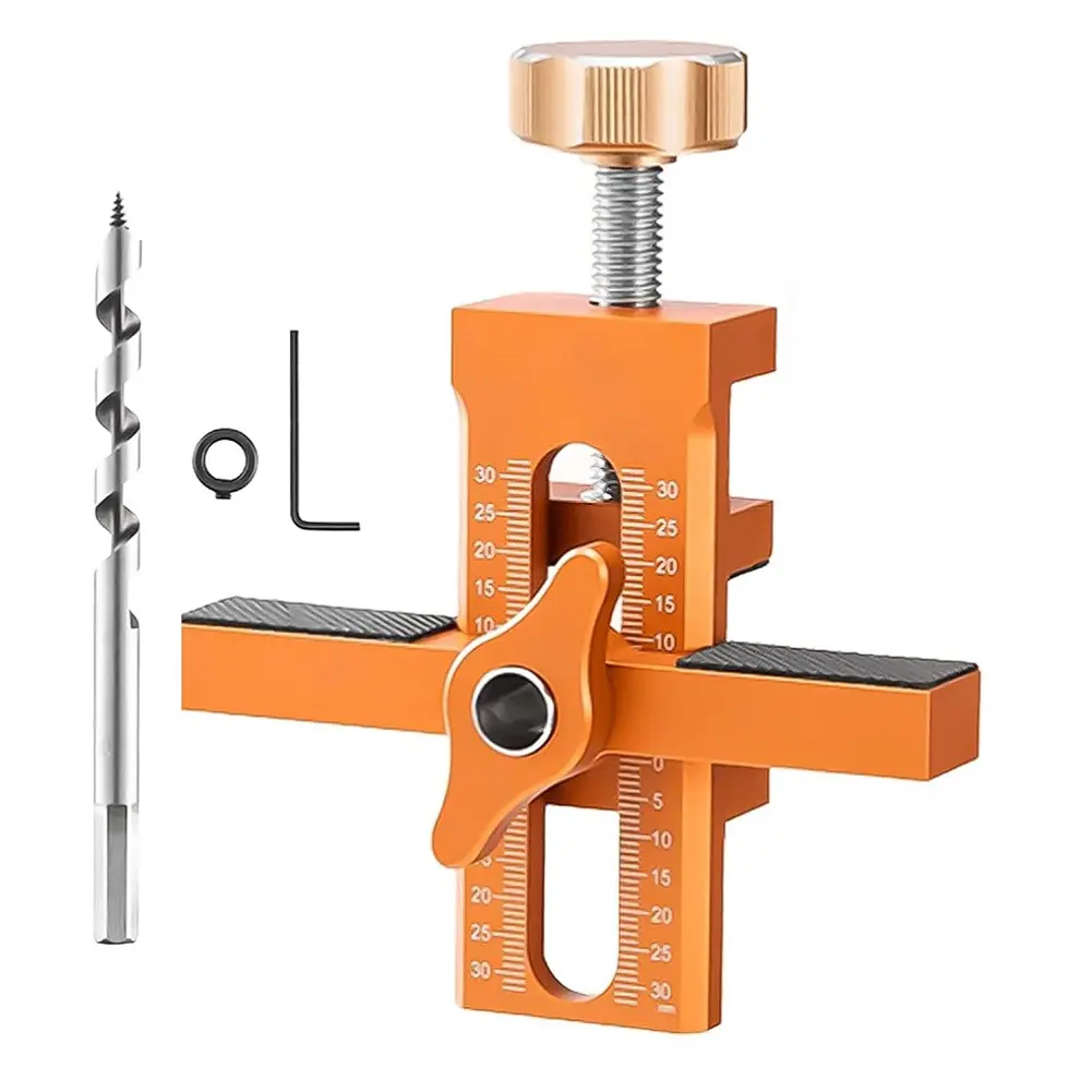 Woodworking Cabinet Door Installation Jig Door Panel Install Rebounding Device Drilling Tool Cabinet Door Mounting Jig