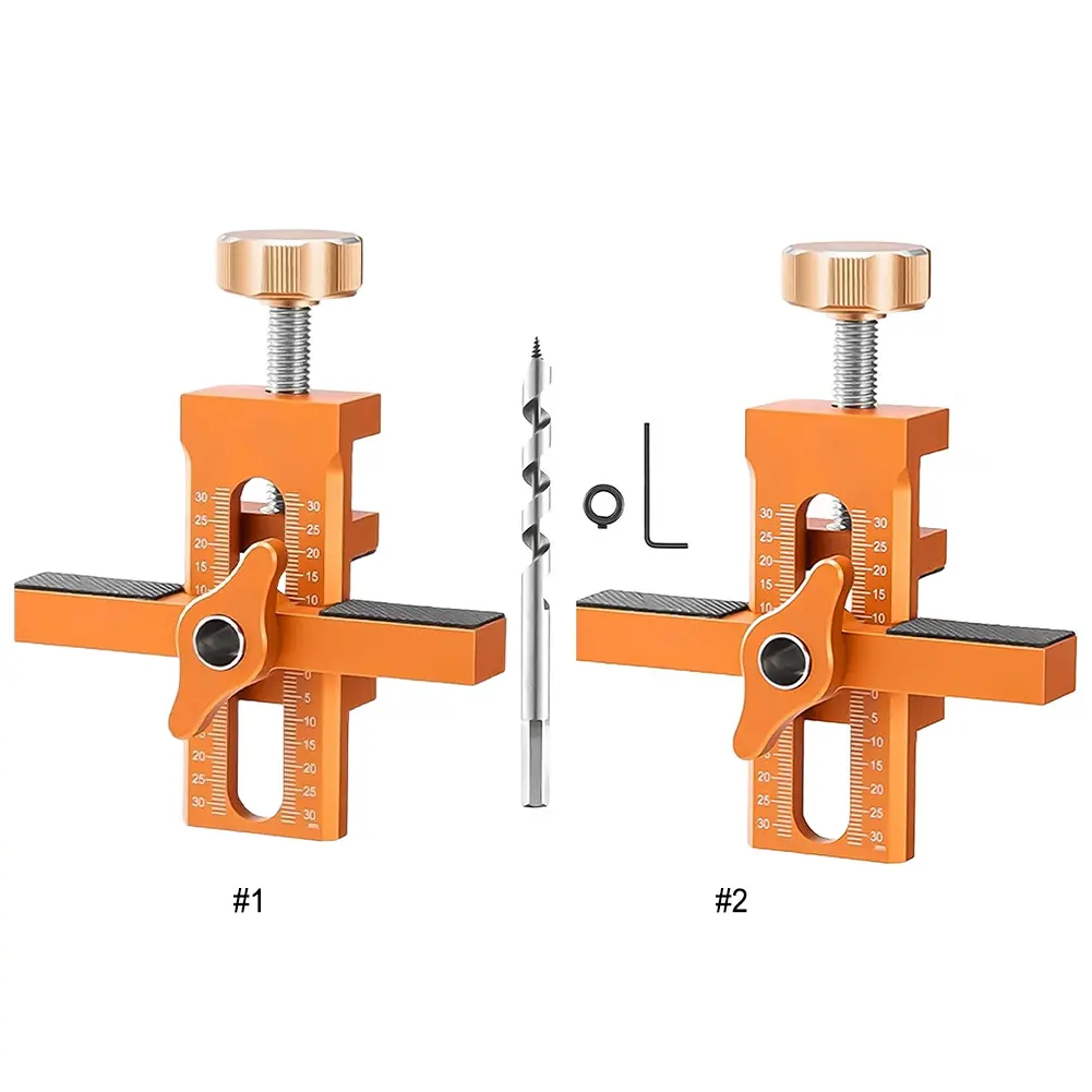 Woodworking Cabinet Door Installation Jig Door Panel Install Rebounding Device Drilling Tool Cabinet Door Mounting Jig