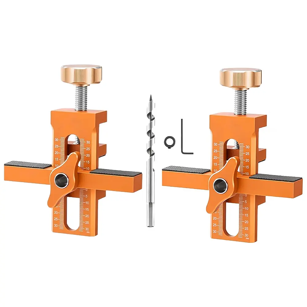 Woodworking Cabinet Door Installation Jig Door Panel Install Rebounding Device Drilling Tool Cabinet Door Mounting Jig