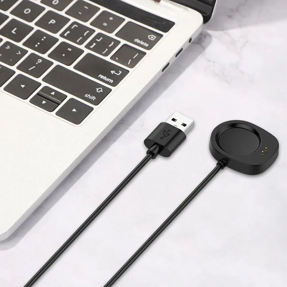 1 M USB Charging Cable Magnetic Smartwatch Dock Charger Adapter Charging Cord for Amazfit T-Rex3 (A2322)/Amazfit Balance (A2286)
