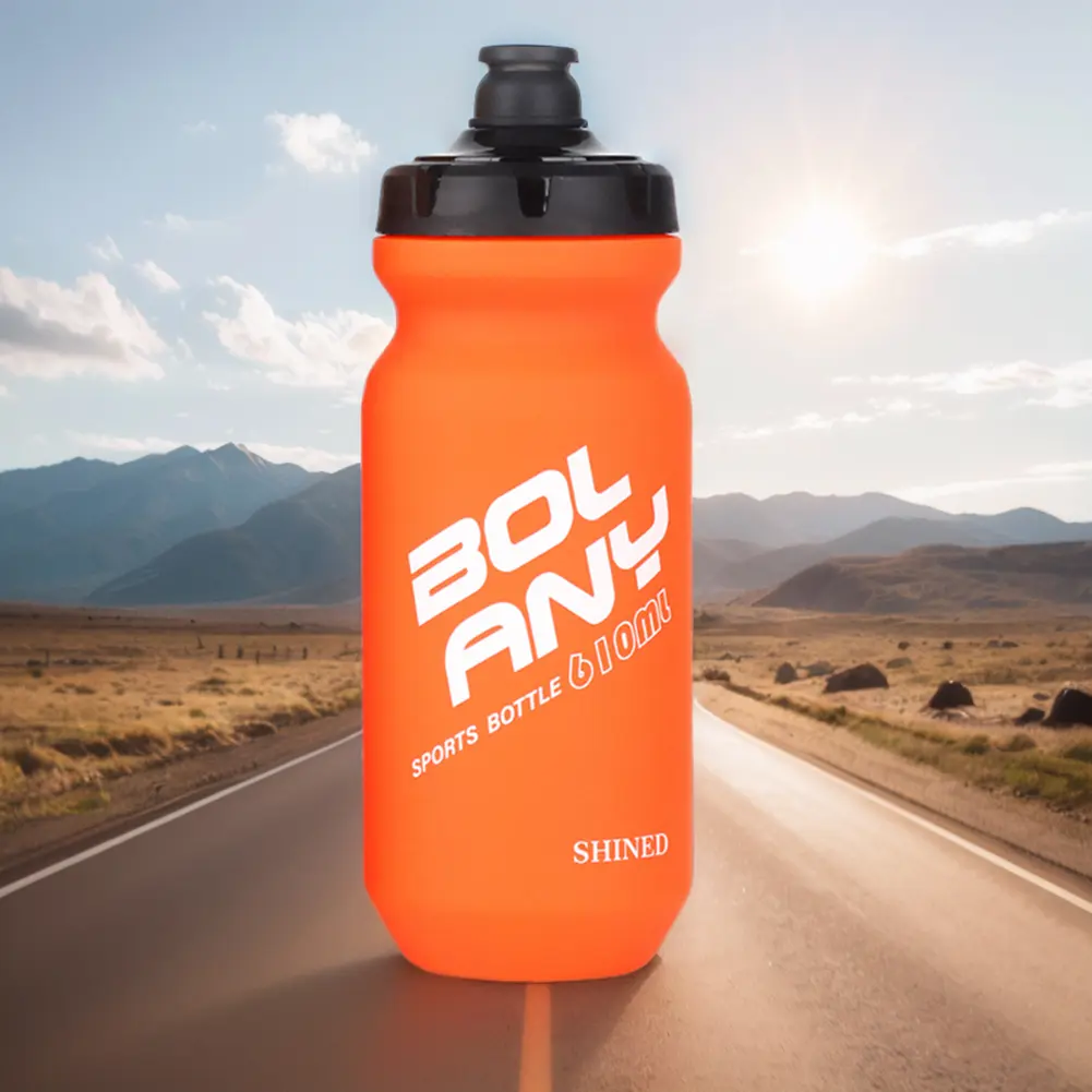 610ml Cycling Water Bottle BPA Free Squeeze Bike Mountain Bottle MTB Road Bike Water Bottle for Outdoor Running Climbing Sports