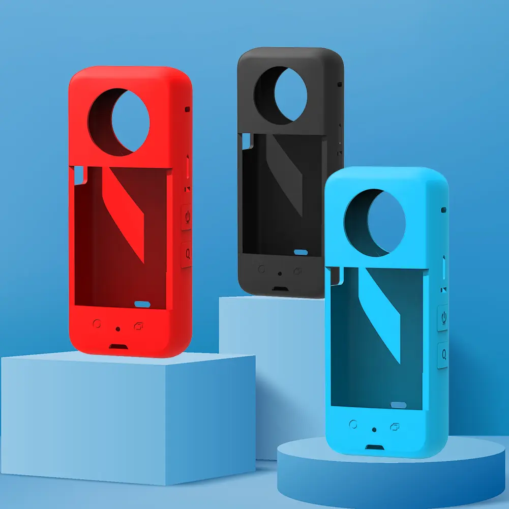 Silicone Protective Shell Anti-scratch Waterproof Protective Housing Action Camera Accessories Replacement Parts for Insta360 X3