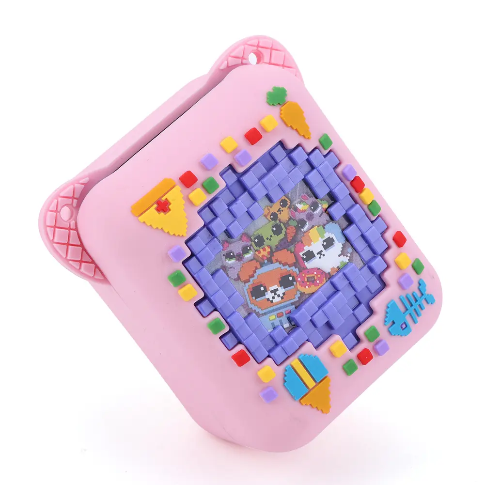 Silicone Carrying Travel Case with Lanyard Protective Storage Holder Shockproof Anti Drop for Bitzee Interactive Toy Digital Pet