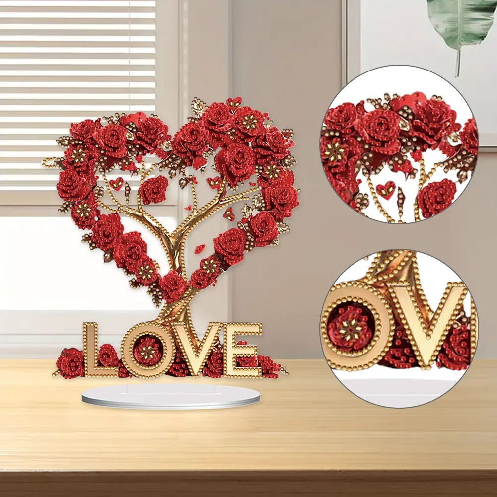 Animal Special Shaped Diamond Painting Tabletop Ornaments Kit 5D DIY Diamond Art Tabletop Decorations Bedroom Table Decoration