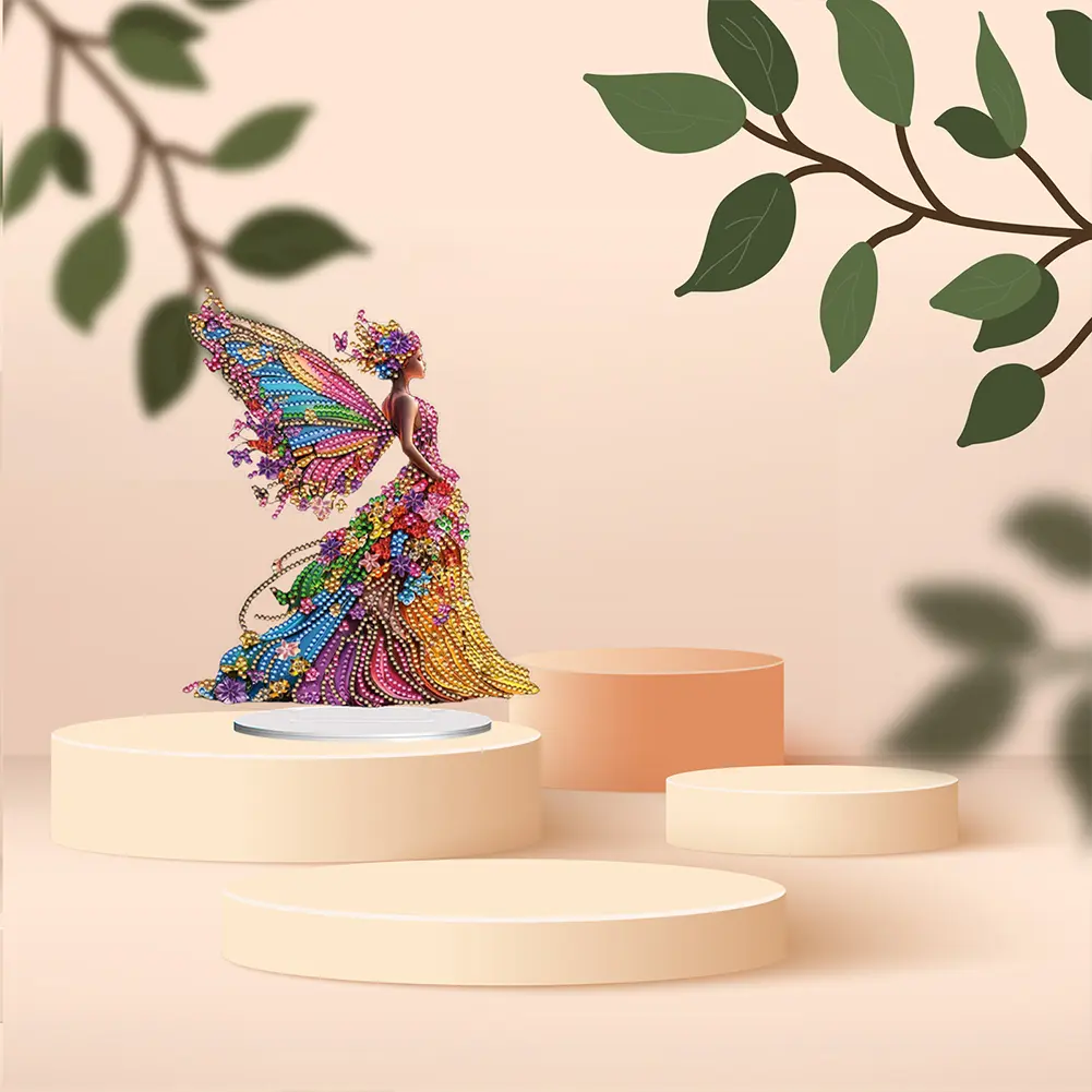 Animal Special Shaped Diamond Painting Tabletop Ornaments Kit 5D DIY Diamond Art Tabletop Decorations Bedroom Table Decoration