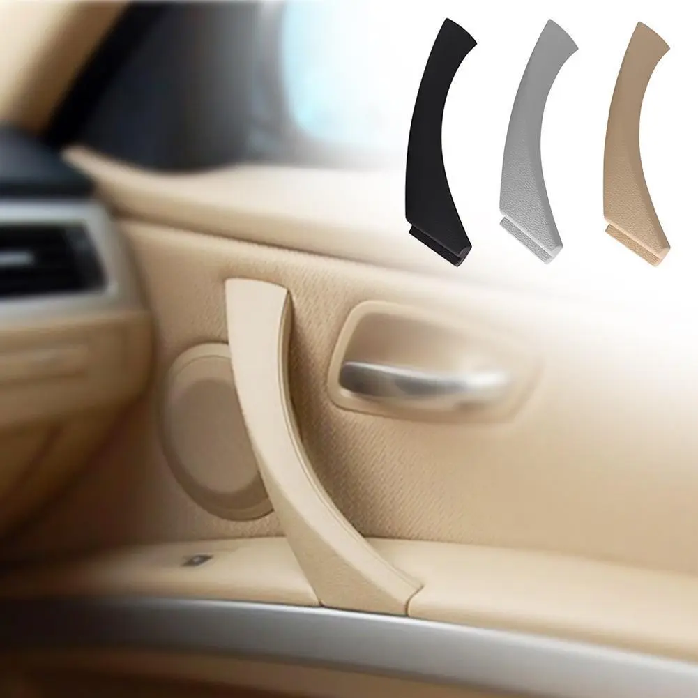 Car Inner Door Panel Handle Cover Auto Accessories Inner Door Panel Handle Outer Trim Cover for BMW Sedan E90 323i 2006-2006