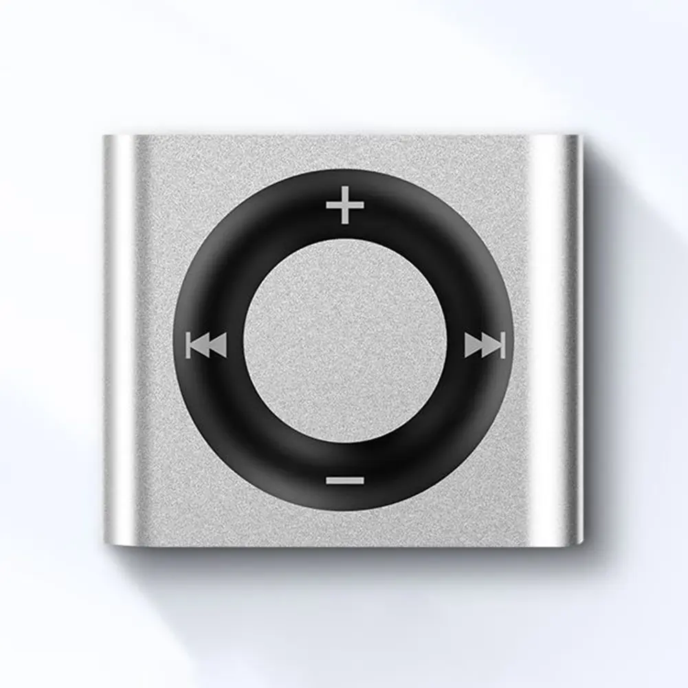 Mini MP3 Music Players Build in Speaker Clip-on Portable Walkman Touch Tone 180mAh with Headphone Support TF Card for Boys Girls